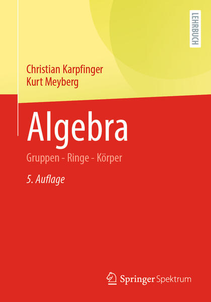 Produktbild: Algebra | Christian Karpfinger, Kurt Meyberg