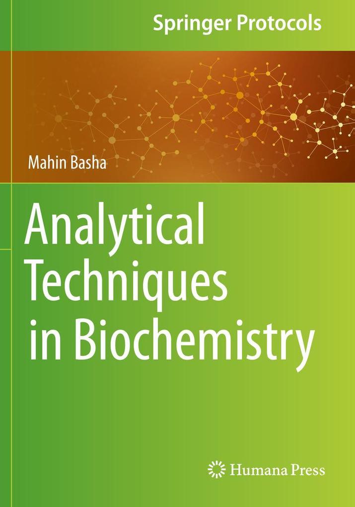 Produktbild: Analytical Techniques in Biochemistry | Mahin Basha