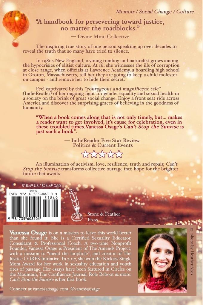 Weitere Ansicht: Can't Stop the Sunrise | Vanessa Osage