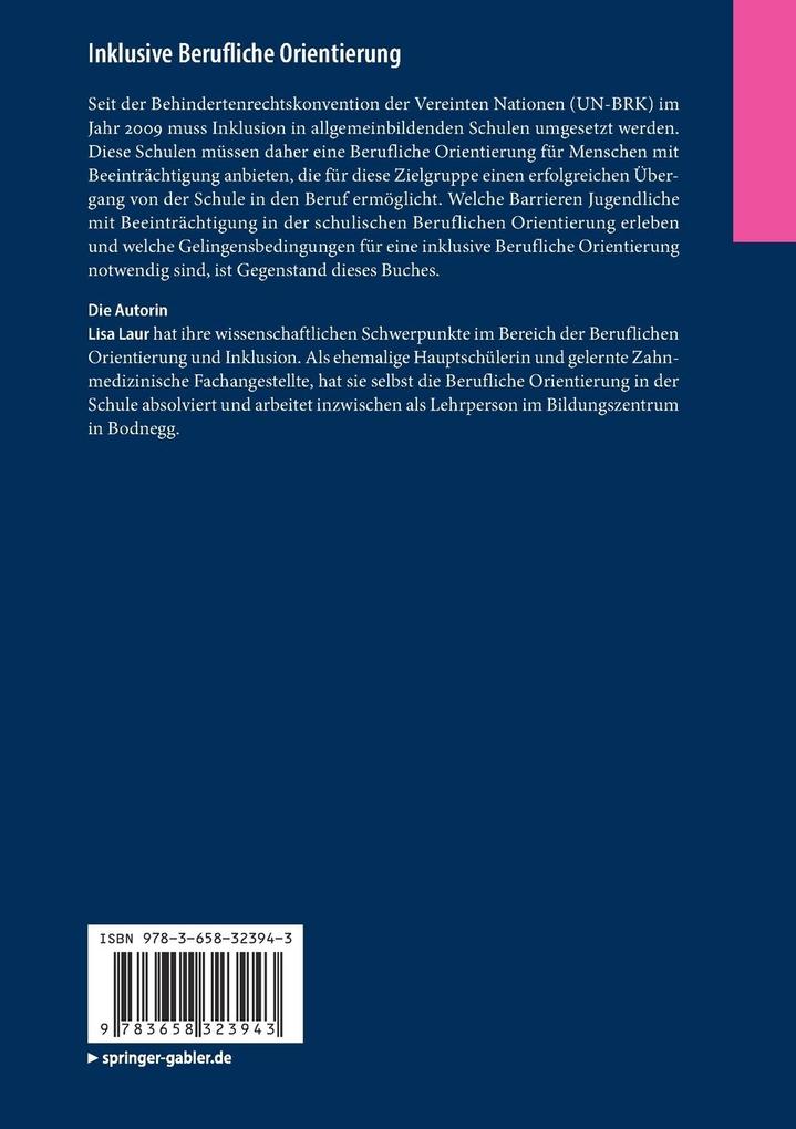 Weitere Ansicht: Inklusive Berufliche Orientierung | Lisa Laur