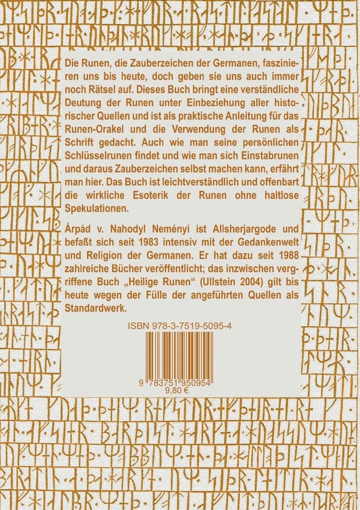 Weitere Ansicht: Weisheit der Runen | Árpád Baron von Nahodyl Neményi
