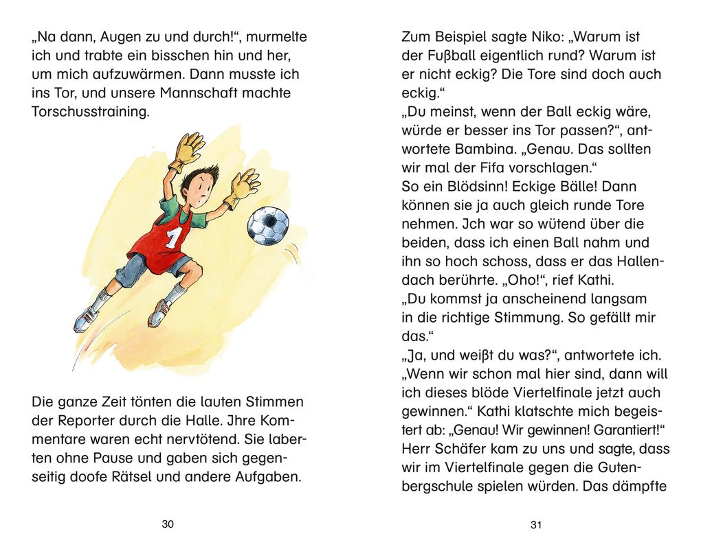 Weitere Ansicht: Zwillinge im Doppelpass. Ulf und Kathi im Fußballfieber | Hubert Schirneck