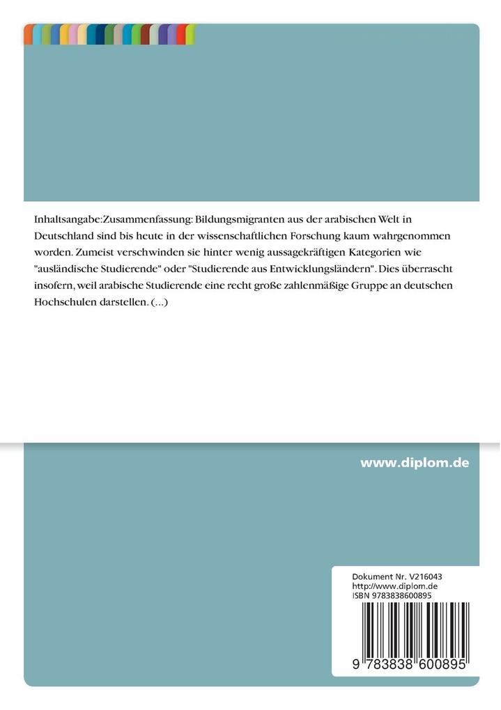 Weitere Ansicht: Fremdheitserfahrungen von arabischen Studierenden in Berlin | Stefan Schulz-Trieglaff