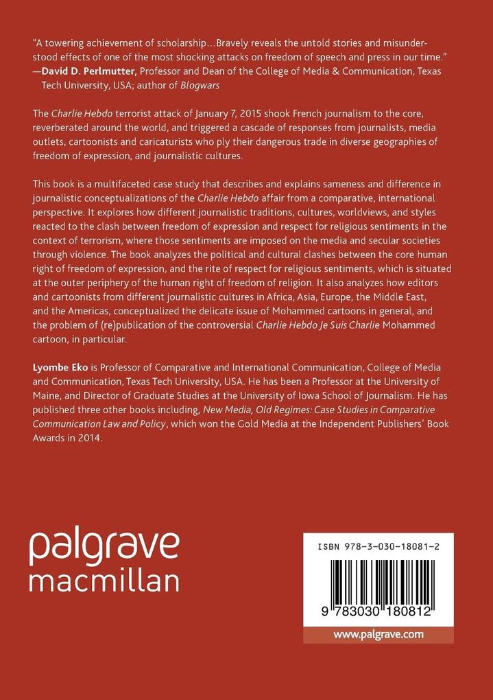 Weitere Ansicht: The Charlie Hebdo Affair and Comparative Journalistic Cultures | Lyombe Eko