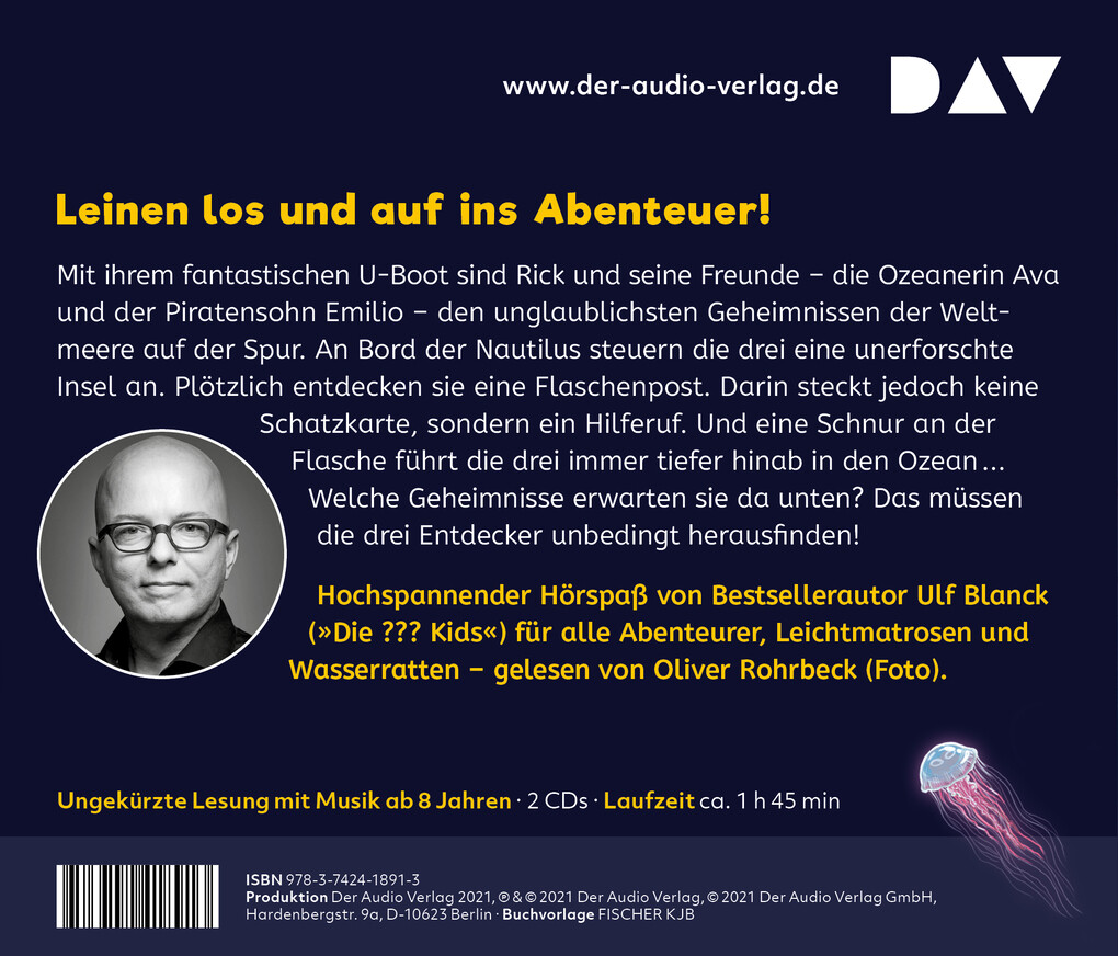 Weitere Ansicht: Rick Nautilus - SOS aus der Tiefe, 2 Audio-CD | Ulf Blanck