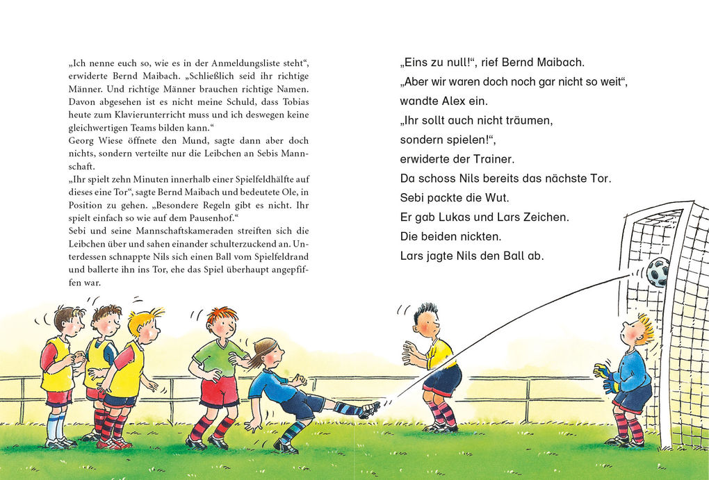 Weitere Ansicht: Erst ich ein Stück, dann du - Rivalen auf dem Fußballplatz | Patricia Schröder