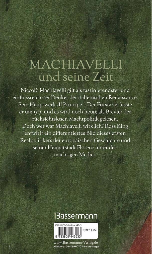 Weitere Ansicht: Machiavelli - Philosoph der Macht | Ross King
