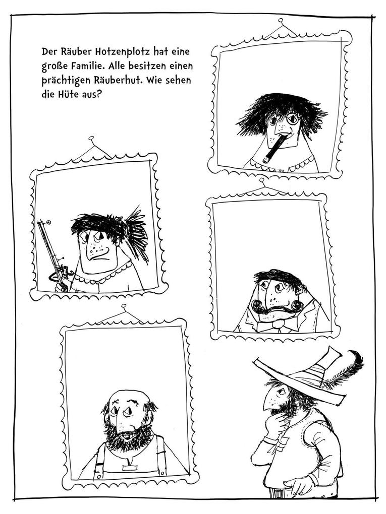 Weitere Ansicht: Der Räuber Hotzenplotz. Malspaß in der Räuberhöhle (Ausmalen, weitermalen, selber malen) | Otfried Preußler