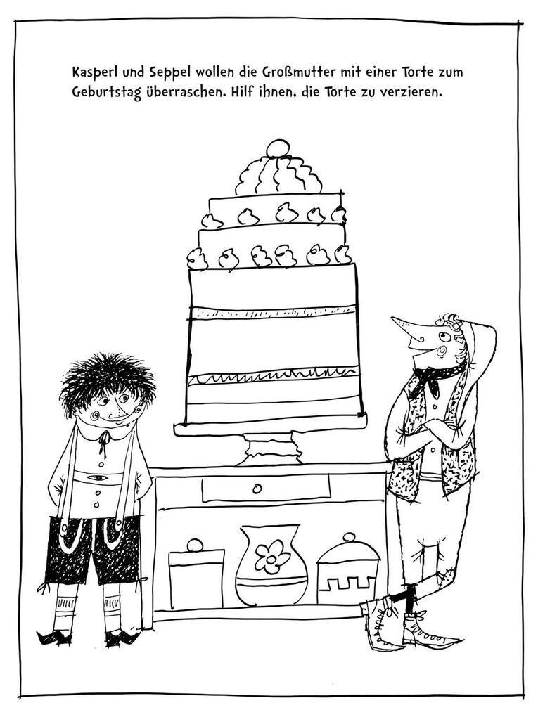 Weitere Ansicht: Der Räuber Hotzenplotz. Malspaß in der Räuberhöhle (Ausmalen, weitermalen, selber malen) | Otfried Preußler