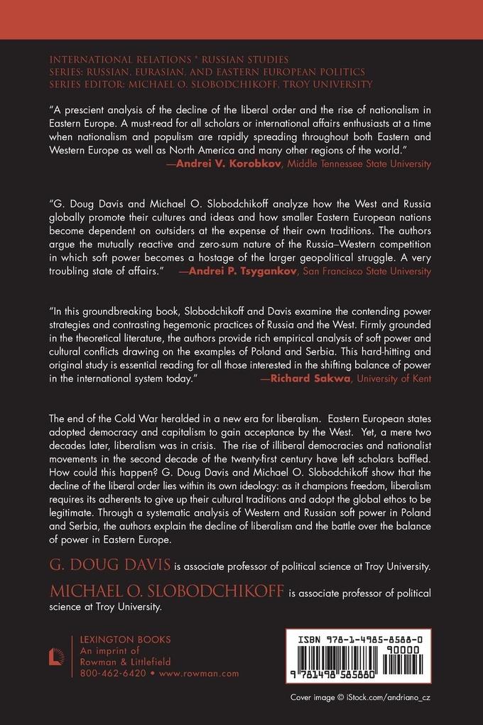 Weitere Ansicht: Cultural Imperialism and the Decline of the Liberal Order | G. Doug Davis, Michael O. Slobodchikoff