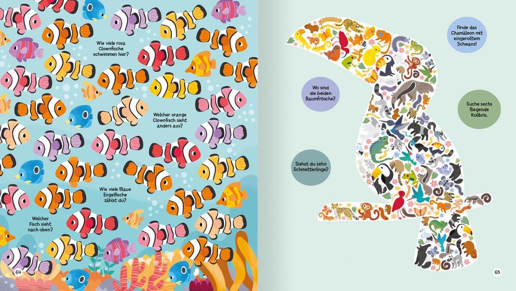 Weitere Ansicht: Mein lustiges Suchbuch - Tiere | Lisa Regan