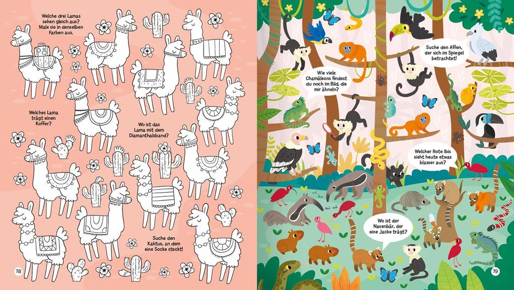 Weitere Ansicht: Mein lustiges Suchbuch - Tiere | Lisa Regan