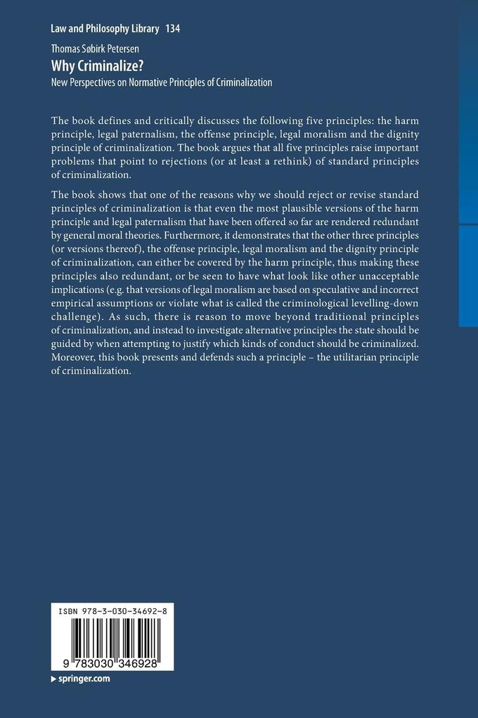 Weitere Ansicht: Why Criminalize? | Thomas Søbirk Petersen