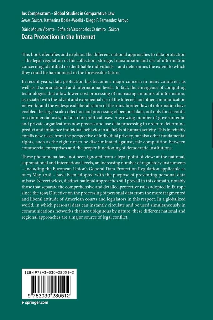 Weitere Ansicht: Data Protection in the Internet