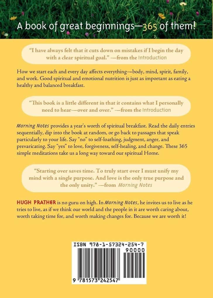 Weitere Ansicht: Morning Notes | Hugh Prather