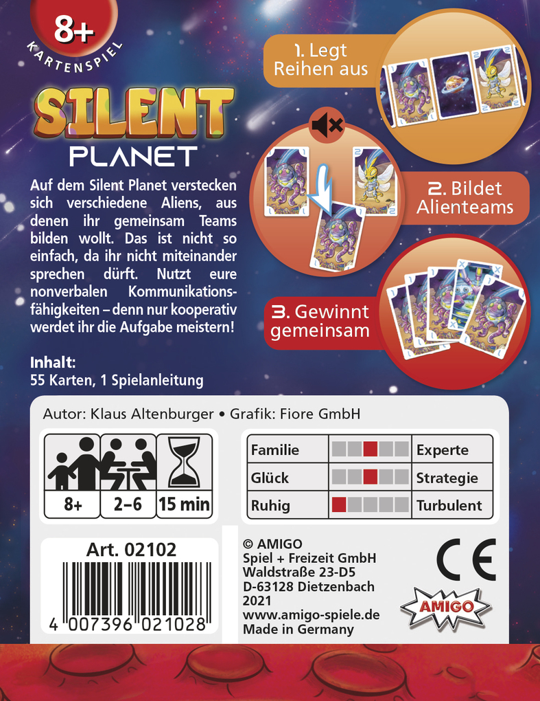 Weitere Ansicht: Amigo Spiele - Silent Planet | Klaus Altenburger