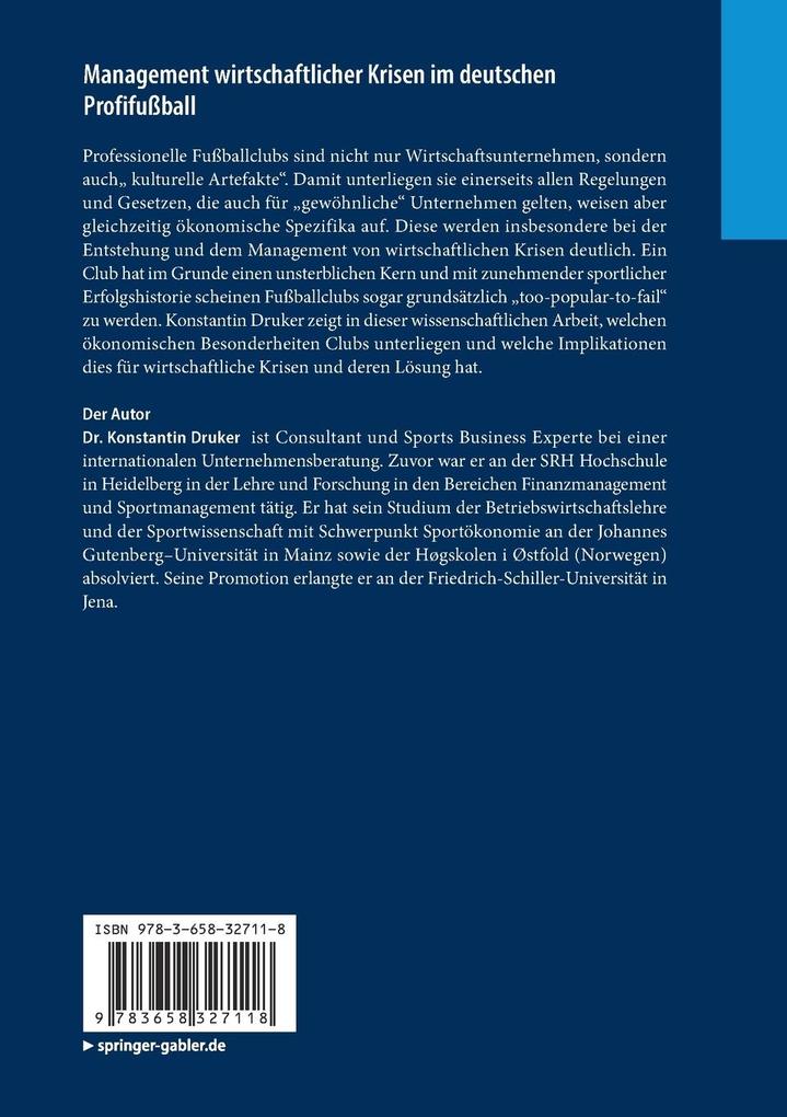 Weitere Ansicht: Management wirtschaftlicher Krisen im deutschen Profifußball | Konstantin Druker
