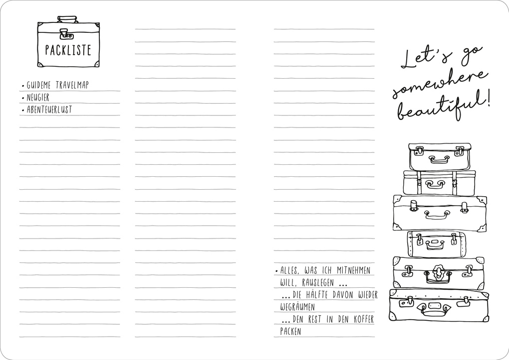 Weitere Ansicht: GuideMe Travel Diary "Colors" - individuelles Reisetagebuch