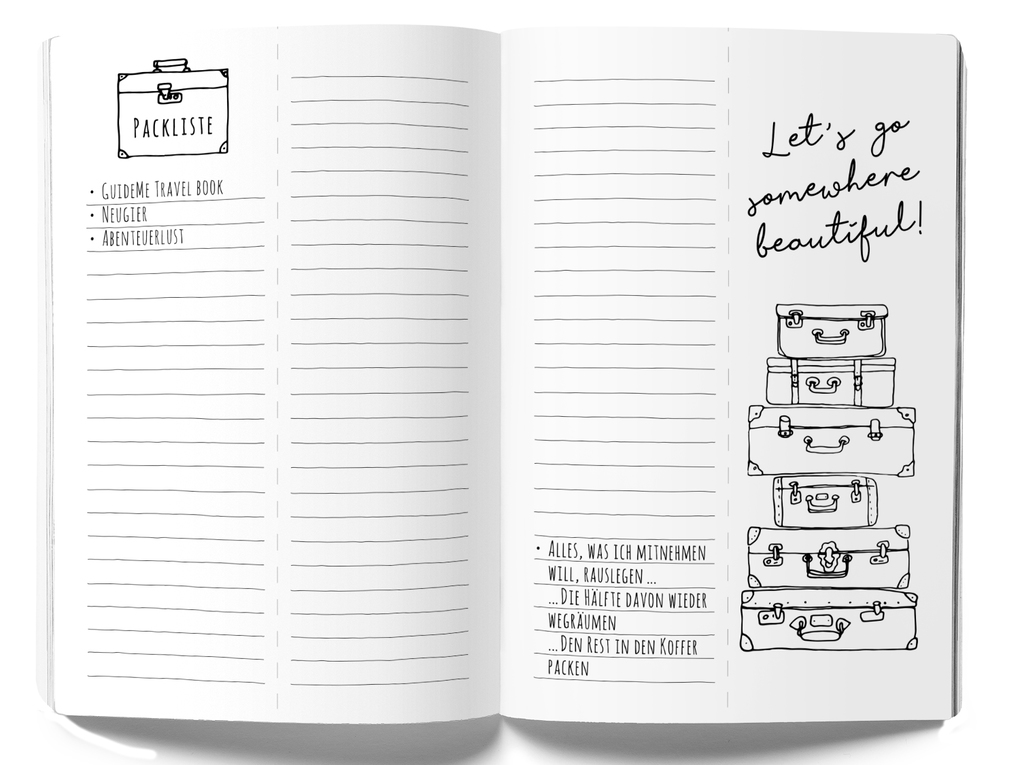 Weitere Ansicht: GuideMe Travel Diary "Colors" - individuelles Reisetagebuch