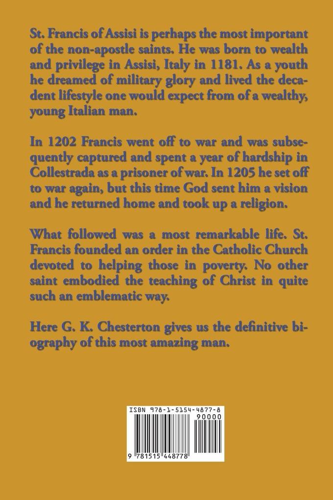 Weitere Ansicht: St. Francis of Assisi | G. K. Chesterton