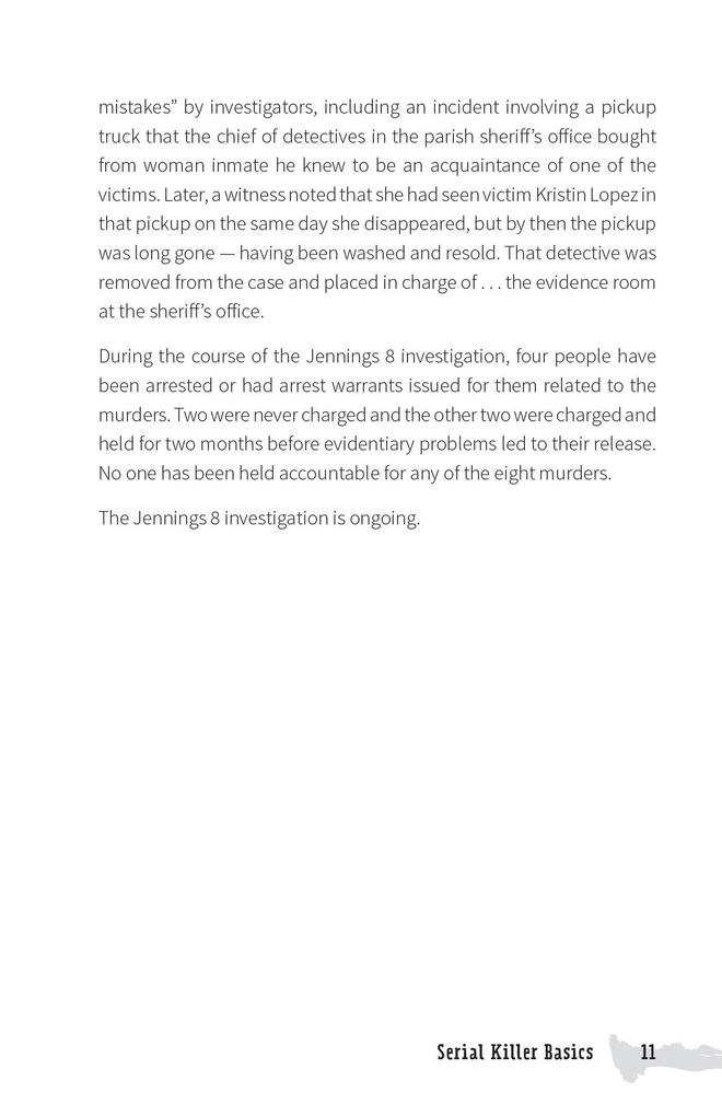 Weitere Ansicht: Serial Killer Trivia: Cold Cases | Michelle Kaminsky