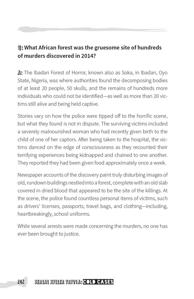 Weitere Ansicht: Serial Killer Trivia: Cold Cases | Michelle Kaminsky