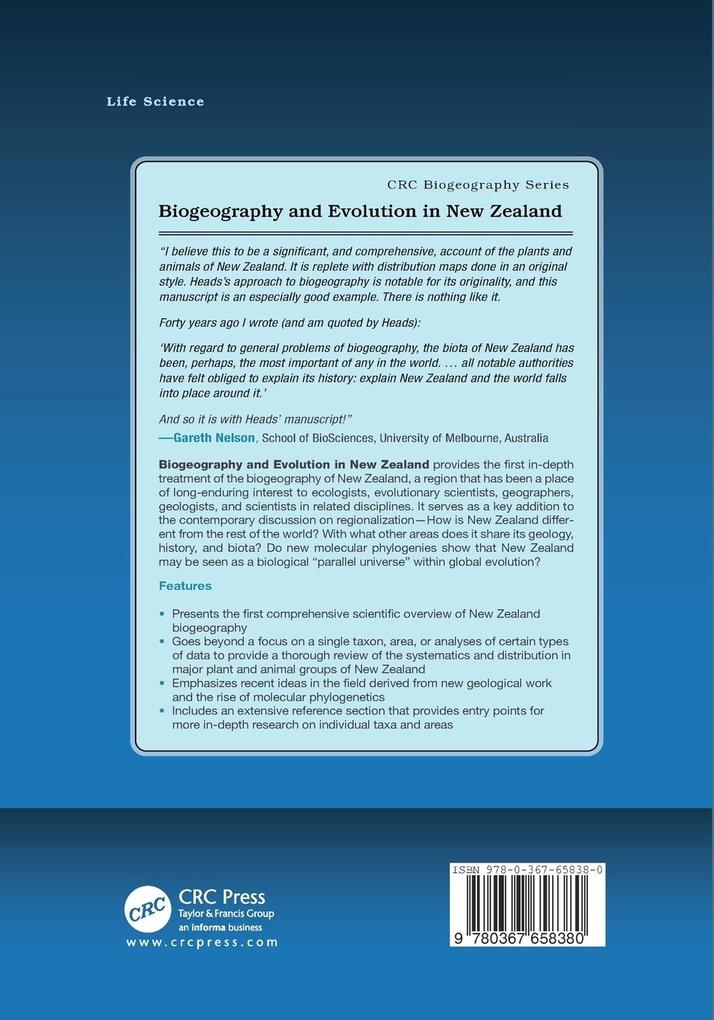 Weitere Ansicht: Biogeography and Evolution in New Zealand | Michael Heads