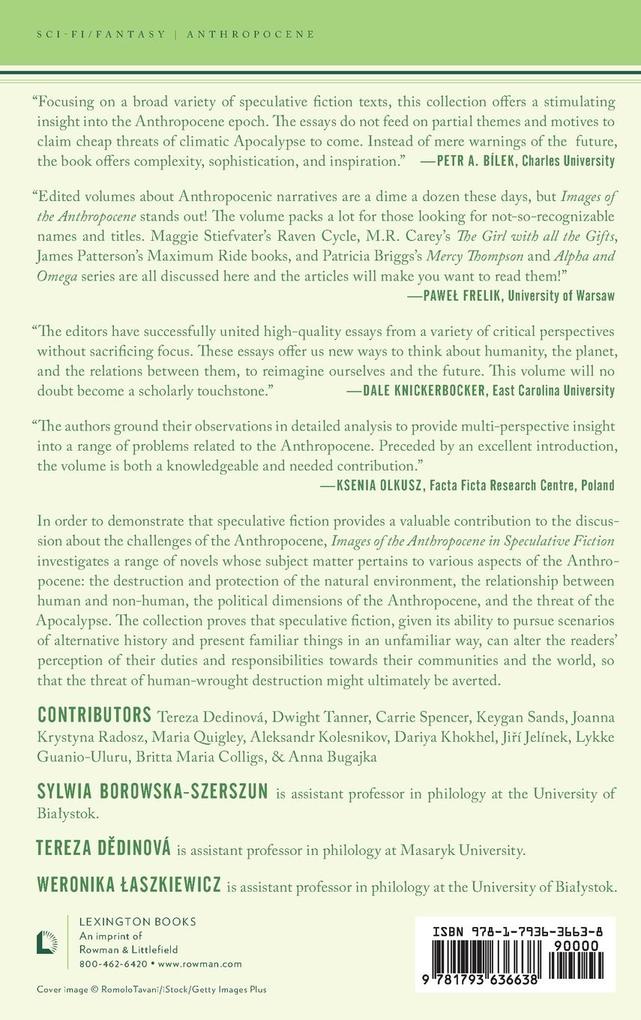 Weitere Ansicht: Images of the Anthropocene in Speculative Fiction