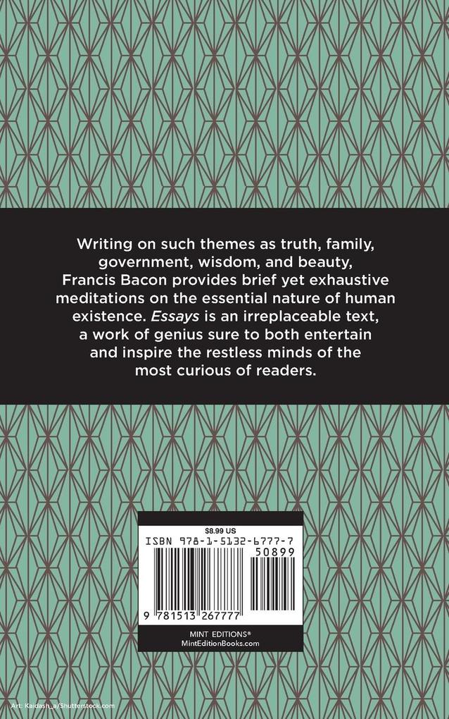 Weitere Ansicht: The Essays | Francis Bacon