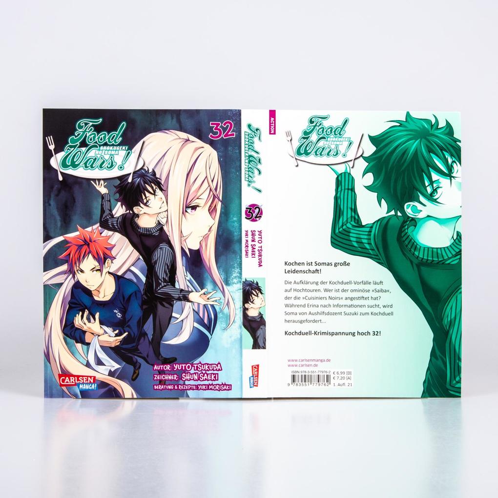 Weitere Ansicht: Food Wars - Shokugeki No Soma 32 | Yuki Morisaki, Shun Saeki, Yuto Tsukuda