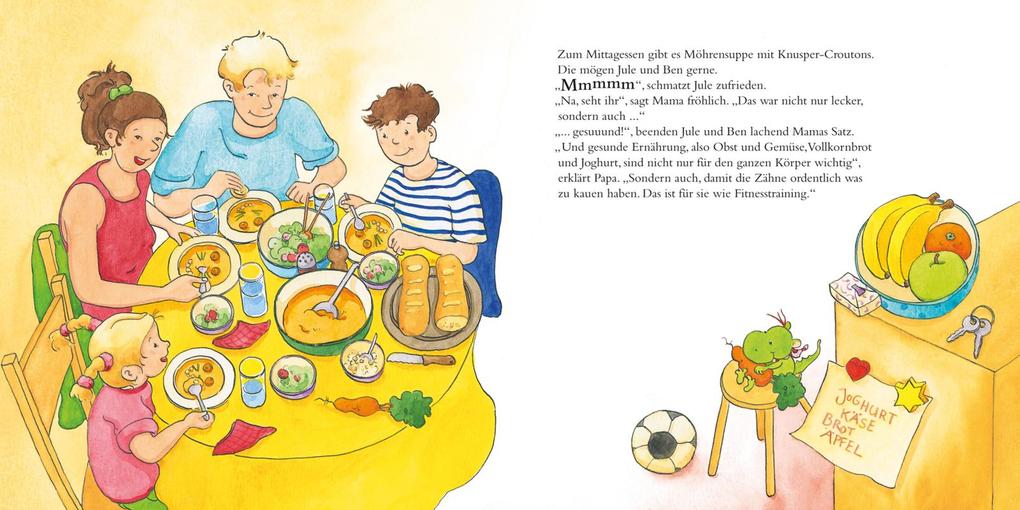 Weitere Ansicht: LESEMAUS 138: Jule putzt sich die Zähne - und Mama hilft mit | Anna Wagenhoff