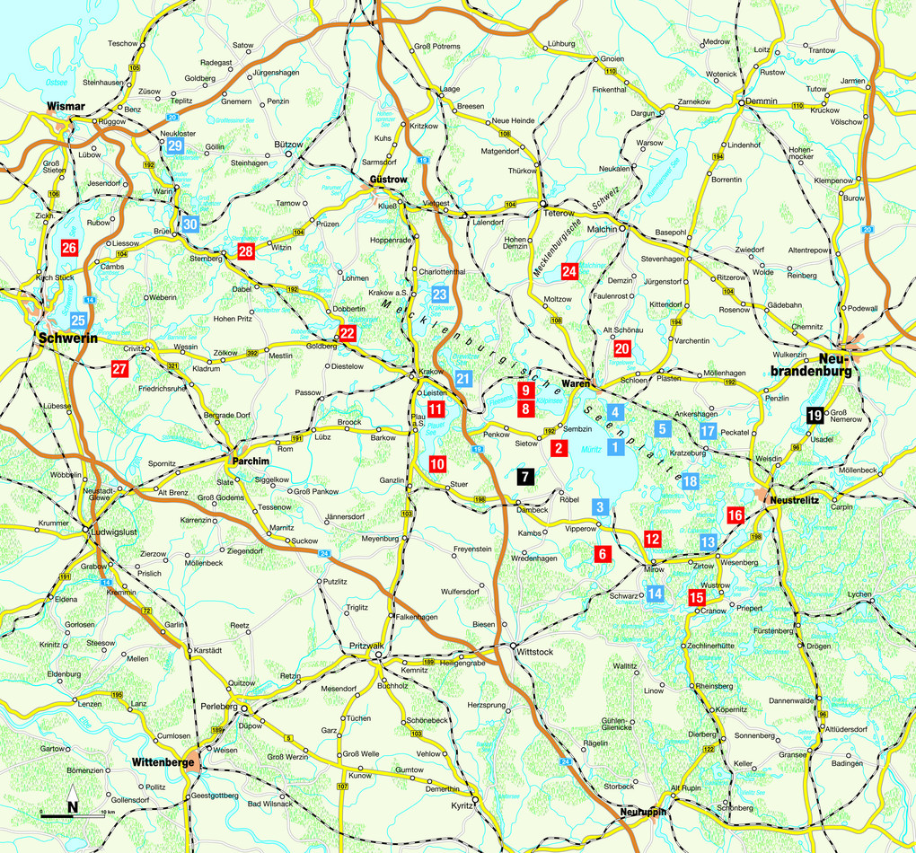Weitere Ansicht: Radtouren am Wasser Mecklenburgische Seenplatte | Linda OBryan, Linda OBryan und Hans Zaglitsch, Linda O'Bryan, Hans Zaglitsch
