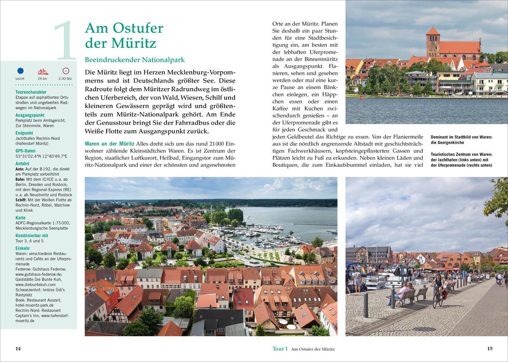 Weitere Ansicht: Radtouren am Wasser Mecklenburgische Seenplatte | Linda OBryan, Linda OBryan und Hans Zaglitsch, Linda O'Bryan, Hans Zaglitsch