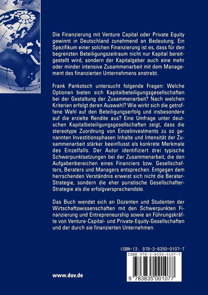 Weitere Ansicht: Kapitalbeteiligungsgesellschaften und ihre Portfoliounternehmen | Frank Pankotsch