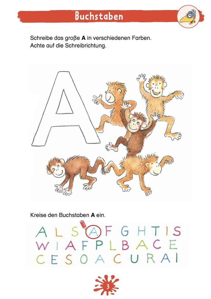 Weitere Ansicht: Mein Vorschulblock mit Rabe Linus (3) | Dorothee Raab
