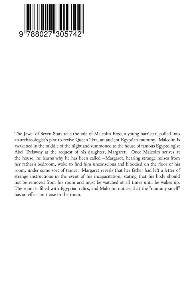 Weitere Ansicht: The Jewel of Seven Stars | Bram Stoker