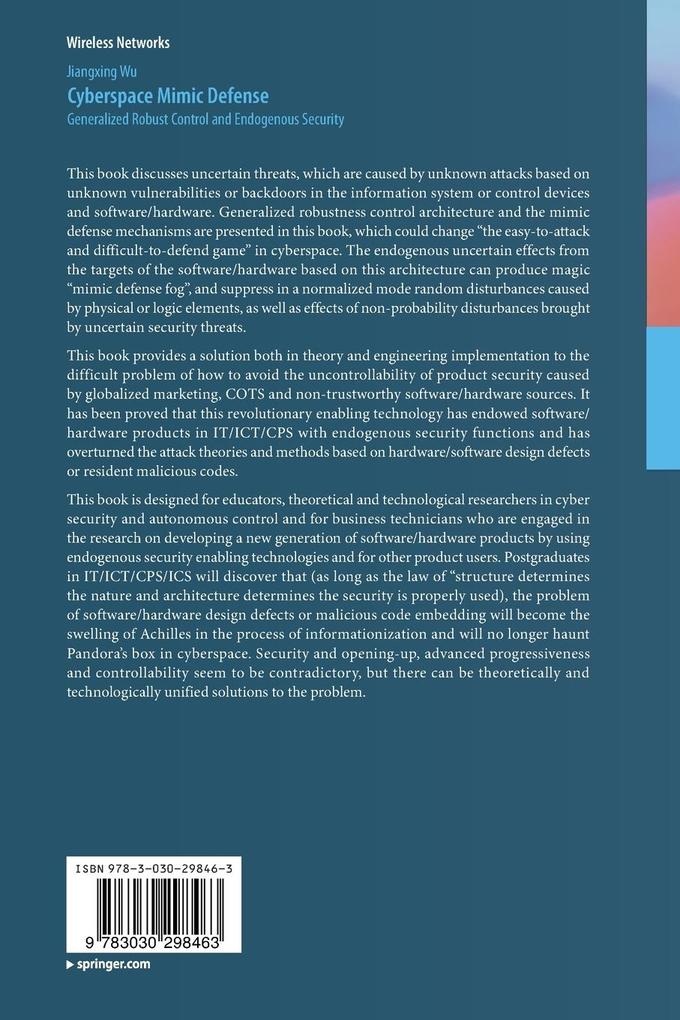 Weitere Ansicht: Cyberspace Mimic Defense | Jiangxing Wu