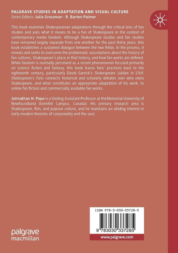 Weitere Ansicht: Shakespeare's Fans | Johnathan H. Pope