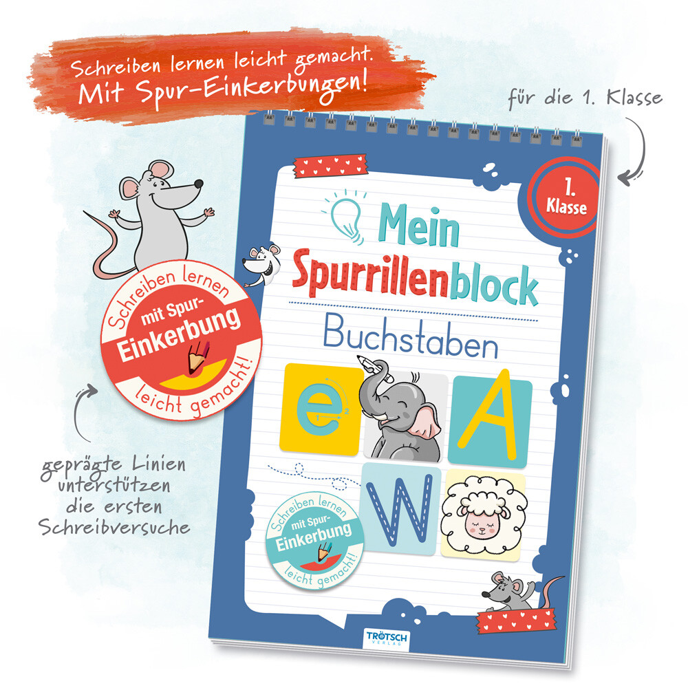Weitere Ansicht: Trötsch Mein Spurrillenblock Buchstaben Übungsbuch