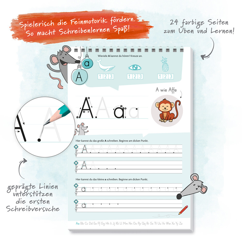 Weitere Ansicht: Trötsch Mein Spurrillenblock Buchstaben Übungsbuch