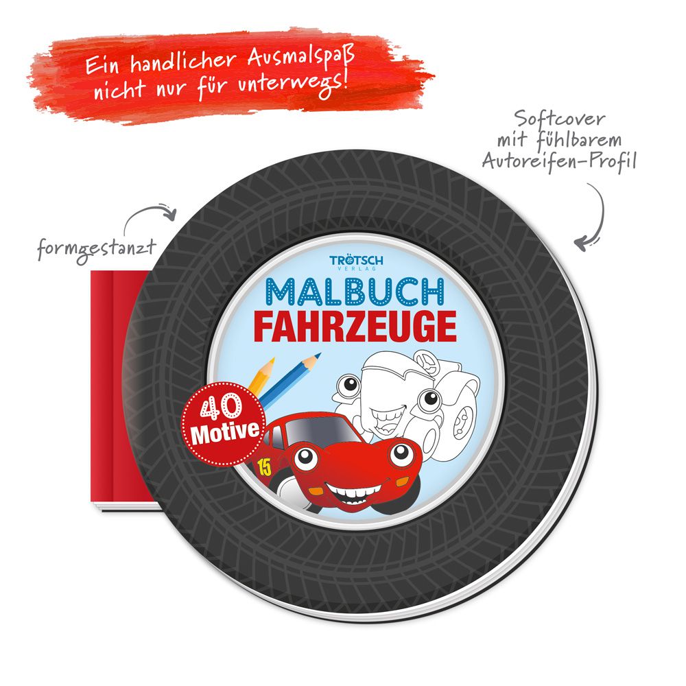 Weitere Ansicht: Trötsch Malbuch Fahrzeuge Malbuch