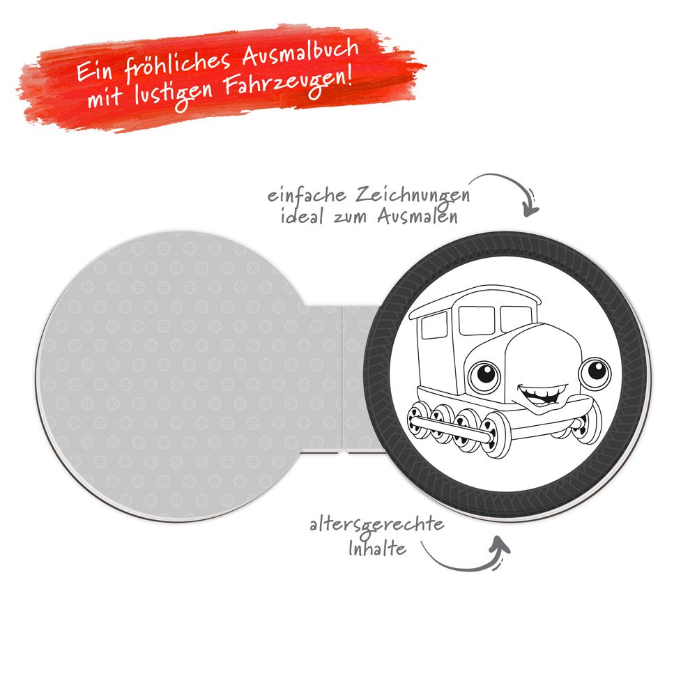 Weitere Ansicht: Trötsch Malbuch Fahrzeuge Malbuch