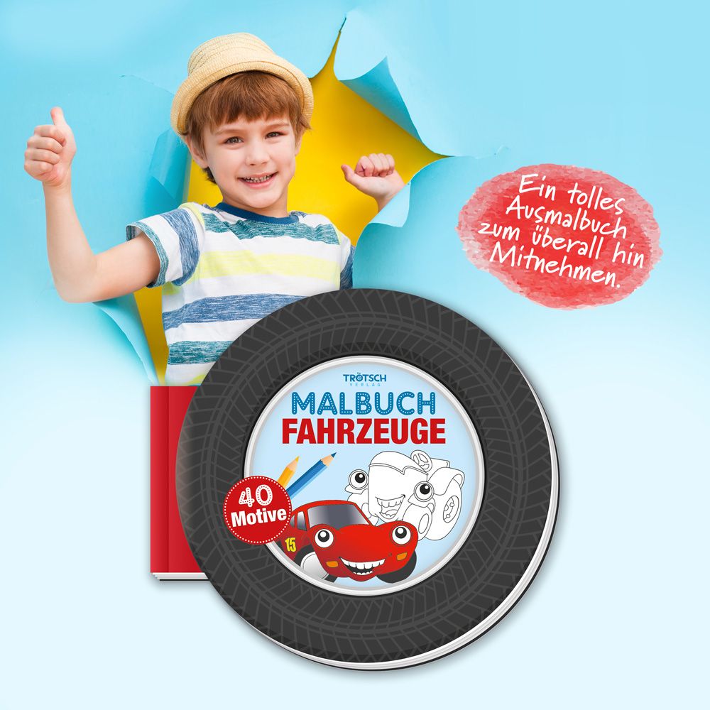 Weitere Ansicht: Trötsch Malbuch Fahrzeuge Malbuch