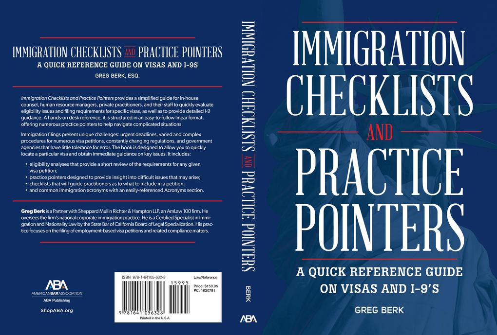 Produktbild: Immigration Checklists and Practice Pointers | Greg Berk