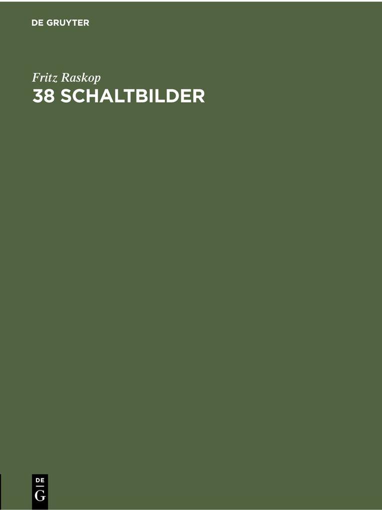 Produktbild: 38 Schaltbilder | Fritz Raskop