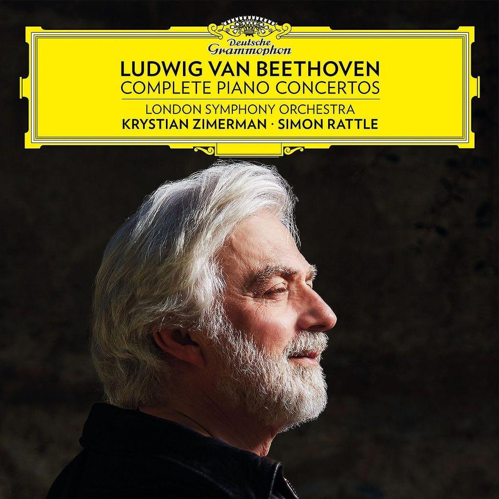 Produktbild: Beethoven: Complete Piano Concertos | Krystian/London Symphony Orchestra/Rattle Zimerman