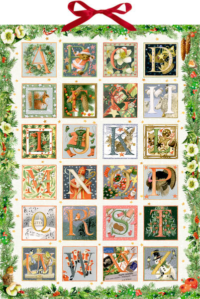 Wandkalender - Zauberhaftes Weihnachts-ABC als Kalender