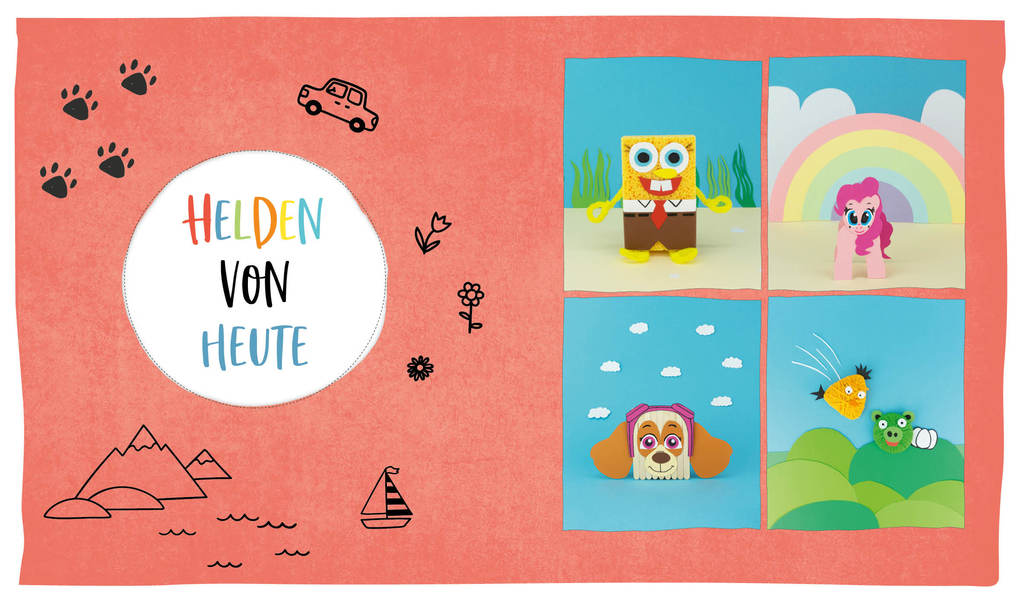 Weitere Ansicht: Meine Lieblingshelden - Das Bastelbuch | Ludmilla Barabanov