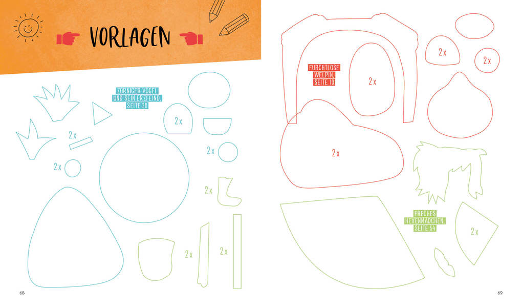 Weitere Ansicht: Meine Lieblingshelden - Das Bastelbuch | Ludmilla Barabanov