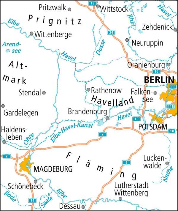 Weitere Ansicht: ADFC-Radtourenkarte 8 Havelland Magdeburger Börde 1:150.000, reiß- und wetterfest, E-Bike geeignet, GPS-Tracks Download